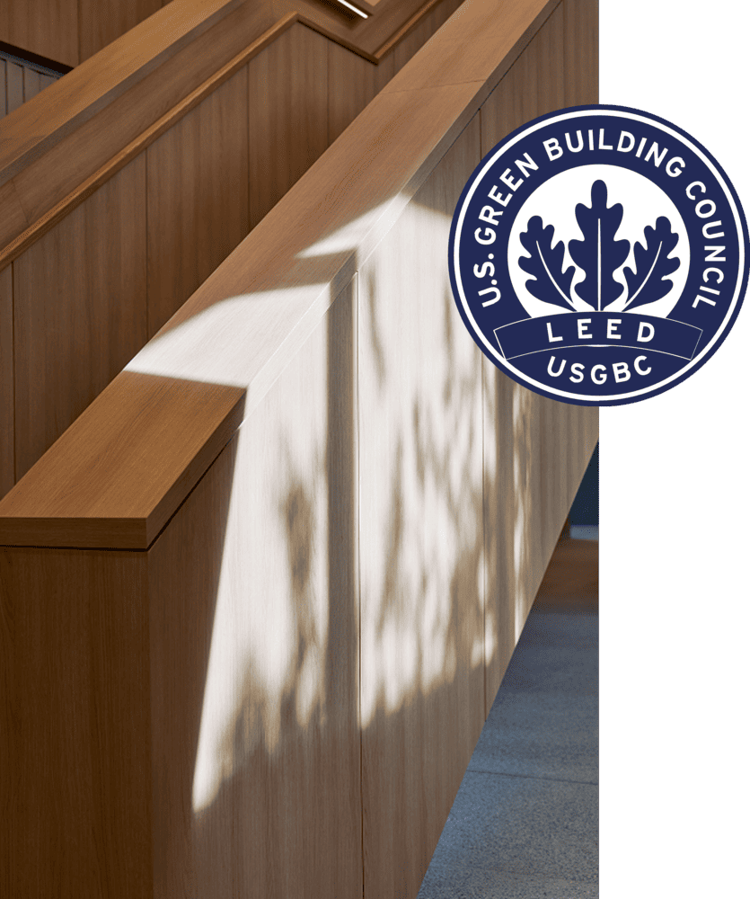 Zerifizierungen Säule Nachhaltigkeit mit Badge